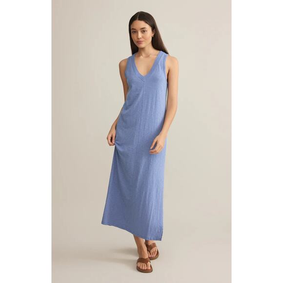 Z Supply Palisades Midi Dress - Sky Blue NWT VARIOUS SIZES - Picture 4 of 5